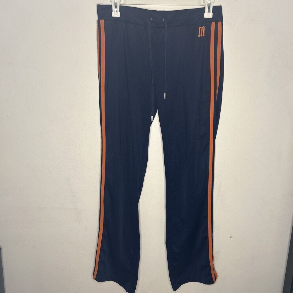 VINTAGE Y2K JUICY COUTURE PANTS - NAVY /Orange - XL